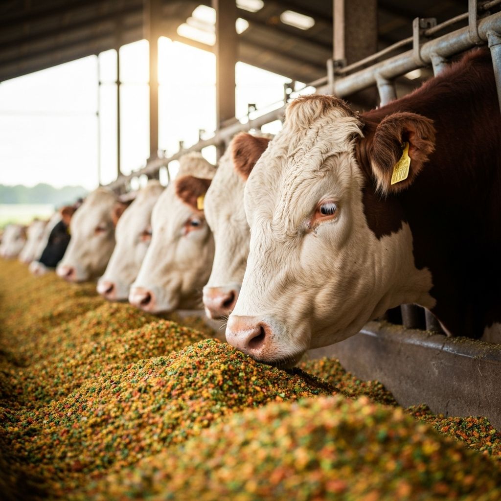 Gado se alimentando - FibraNutri 84 Standard